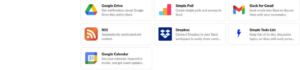 slack and google drive