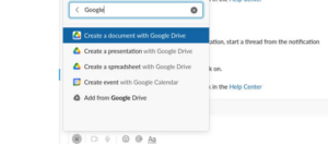 slack and google drive